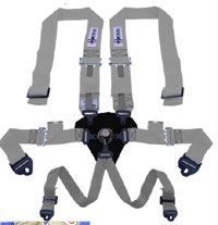 Teamtech Silver 6 Pt Camlock harness