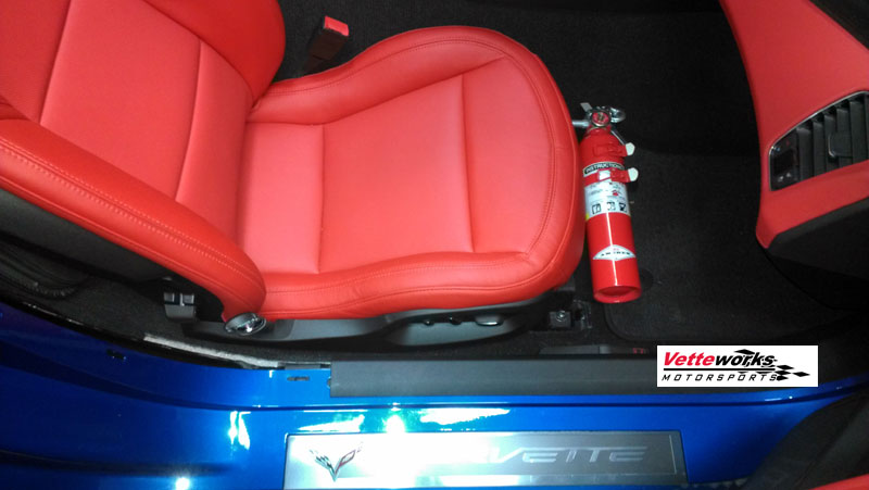 Corvette C7 Fire Extinguisher Bracket (2014 to Current)
