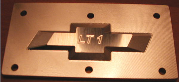 92-97 LT1 Throttle Body Plate Fill Engraved "LT1"