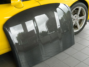 2014- up C7 Corvette Carbon Fiber Corvette Roof Assembly