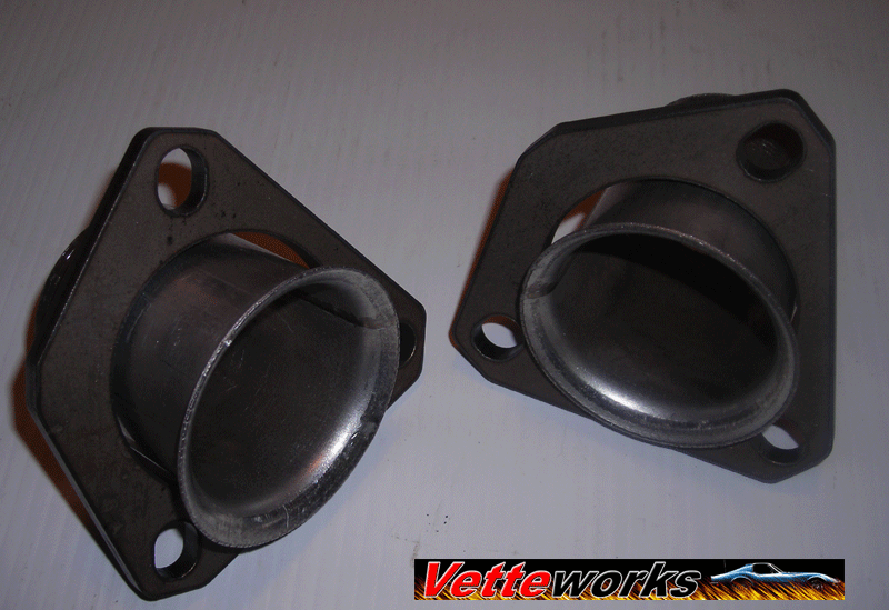 Corvette exhaust manifold Collector flange with pipe