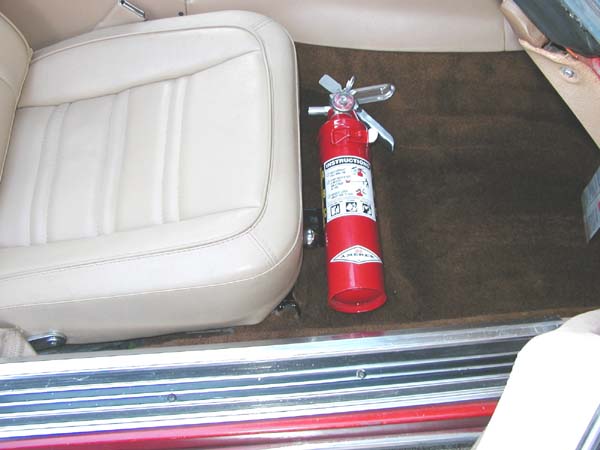 C3 Corvette Fire Extinguisher Brackets