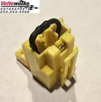 C6 Corvette seat belt pretensioner sim plug